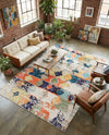 Colorburst Oasis Collection Area Rug -  Marina Rectangle Ivory  lifestyle 17