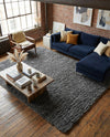 Eternal Plush Oasis Collection Area Rug -  Tranquility (Smoke) Rectangle Smoke  lifestyle 8