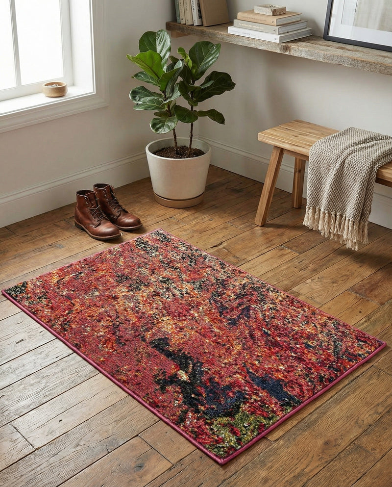 Autumnal Tapestry Collection Area Rug -  Chromaticville Rectangle Multi  lifestyle 20