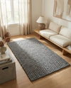 Woolen Sphere Collection Area Rug - Orbsburg (Gray) Rectangle Gray  lifestyle 22