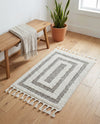 Sahara Chic Collection Area Rug -  Casablanca Rectangle Gray  lifestyle 32