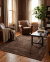 Horizon Collection Area Rug -  Apex (Brown) Rectangle Brown  lifestyle 14