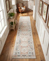 Parisian Elegance Collection Area Rug - Versailles (Ivory) Runner Ivory  lifestyle 45