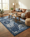 Horizon Collection Area Rug - Dawn Rectangle Blue  lifestyle 62