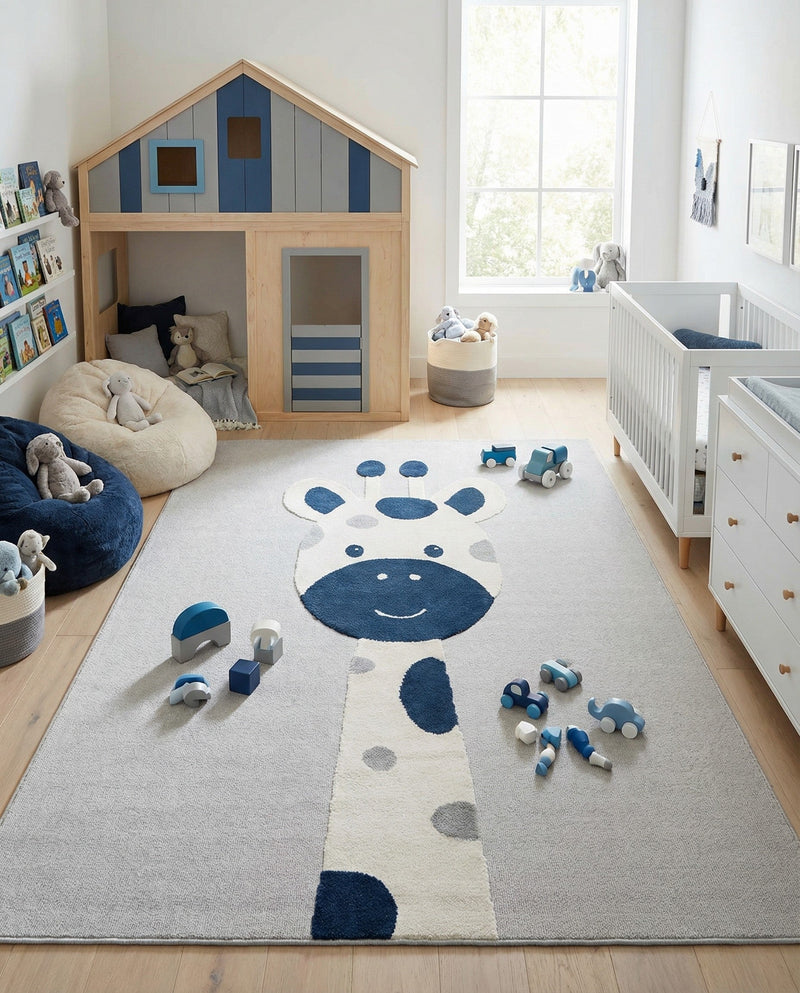 Wonder Tykes Collection Area Rug -  Wonderland Rectangle Gray  lifestyle 16
