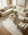 Savannah Elegance Collection Area Rug - Augusta (Light Gray) Rectangle Light Gray  lifestyle 4