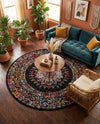 Brighton Terrace Collection Area Rug -  Withdean Round Multi  lifestyle 64