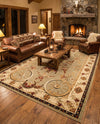 Frontier Trails Collection Area Rug -  Onyx Rectangle Green  lifestyle 29