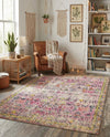 Sierra Collection Area Rug -  Shasta Rectangle Pink  lifestyle 46