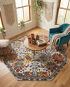 Arcadia Rugs Collection Area Rug -  Elysium Octagon Multi  lifestyle 72