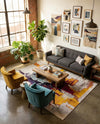 Marrakesh Elegance Collection Area Rug -  Riad Rectangle Beige  lifestyle 12