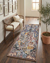 Heritage Elegance Collection Area Rug -  Louvre Runner Multi  lifestyle 56