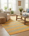 Urban Oasis Rugs Collection Area Rug -  District (Yellow and Aqua) Square Yellow and Aqua  lifestyle 49
