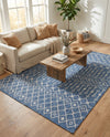 Savannah Pergola Collection Area Rug -  Pergola (Blue) Rectangle Blue  lifestyle 12