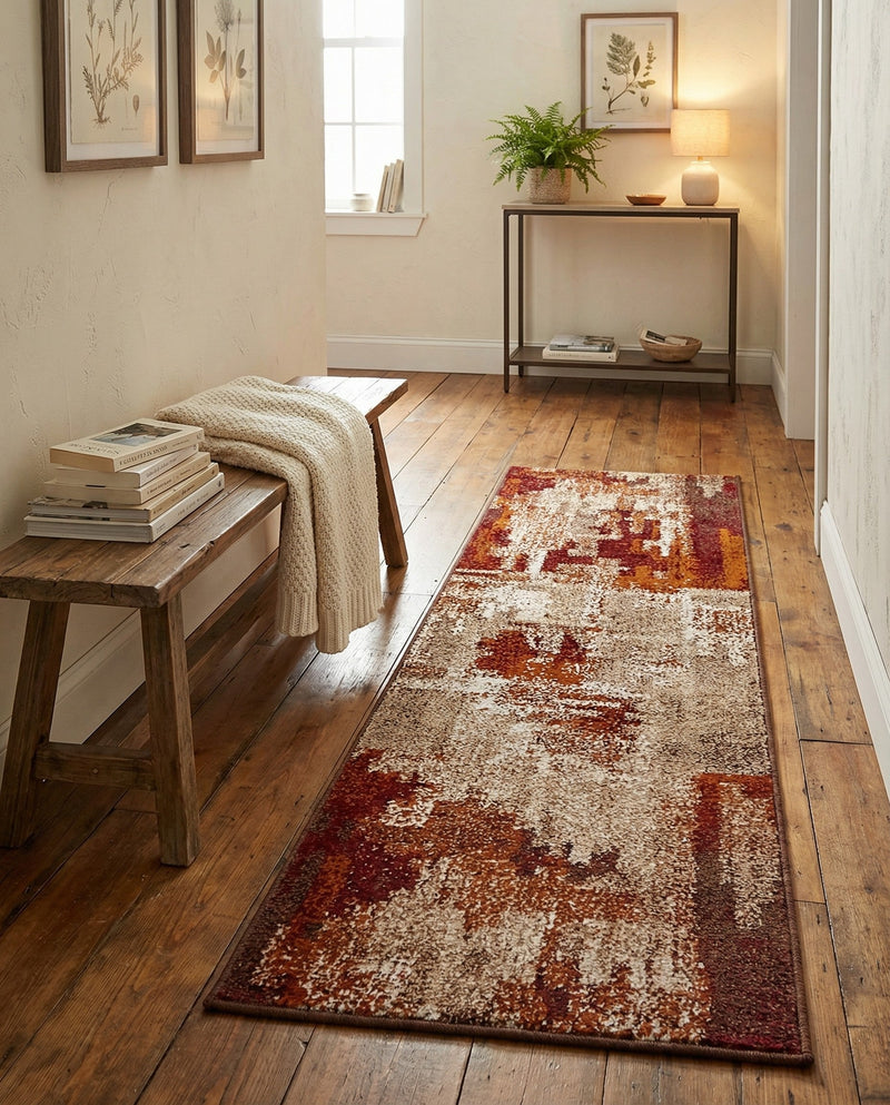 Autumn Meadow Collection Area Rug -  Goldentwine Runner Multi  lifestyle 39