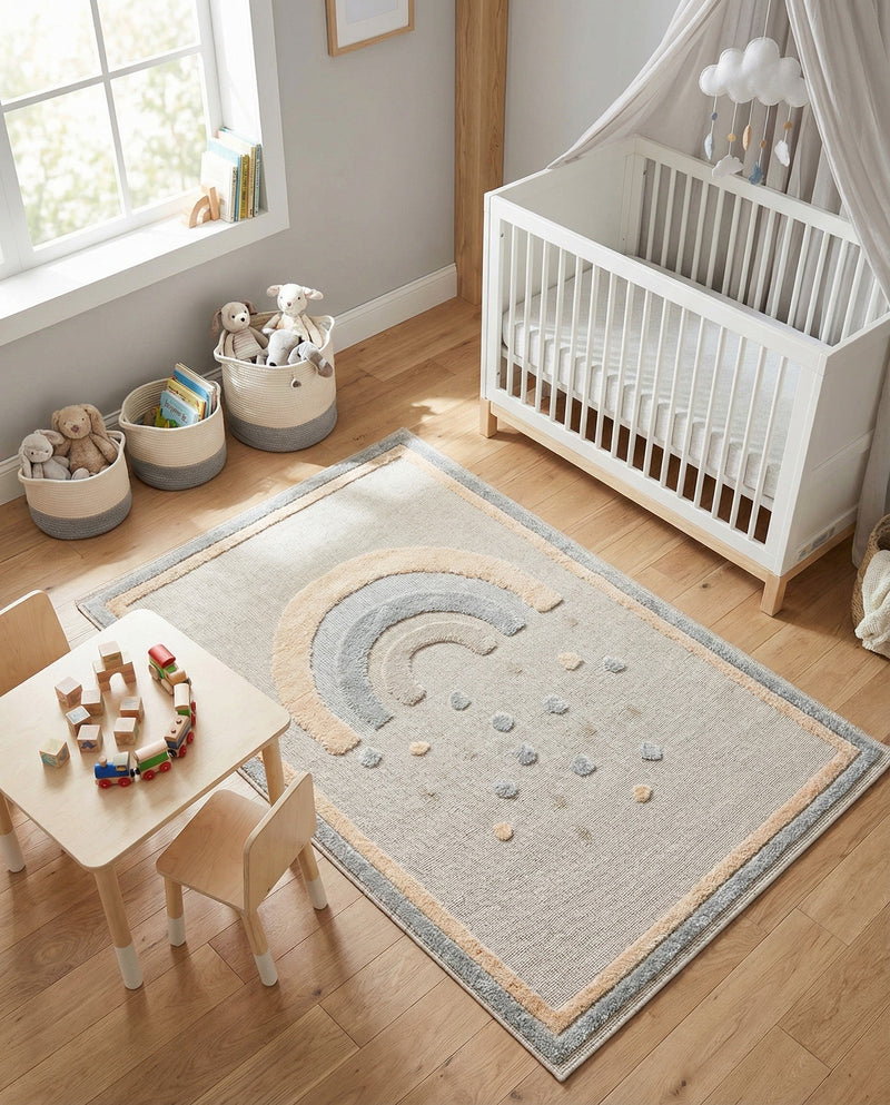 Wonder Tykes Collection Area Rug -  Frolicfield Rectangle Multi  lifestyle 22
