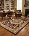 Versailles Elegance Collection Area Rug -  Montreuil Rectangle Brown  lifestyle 80