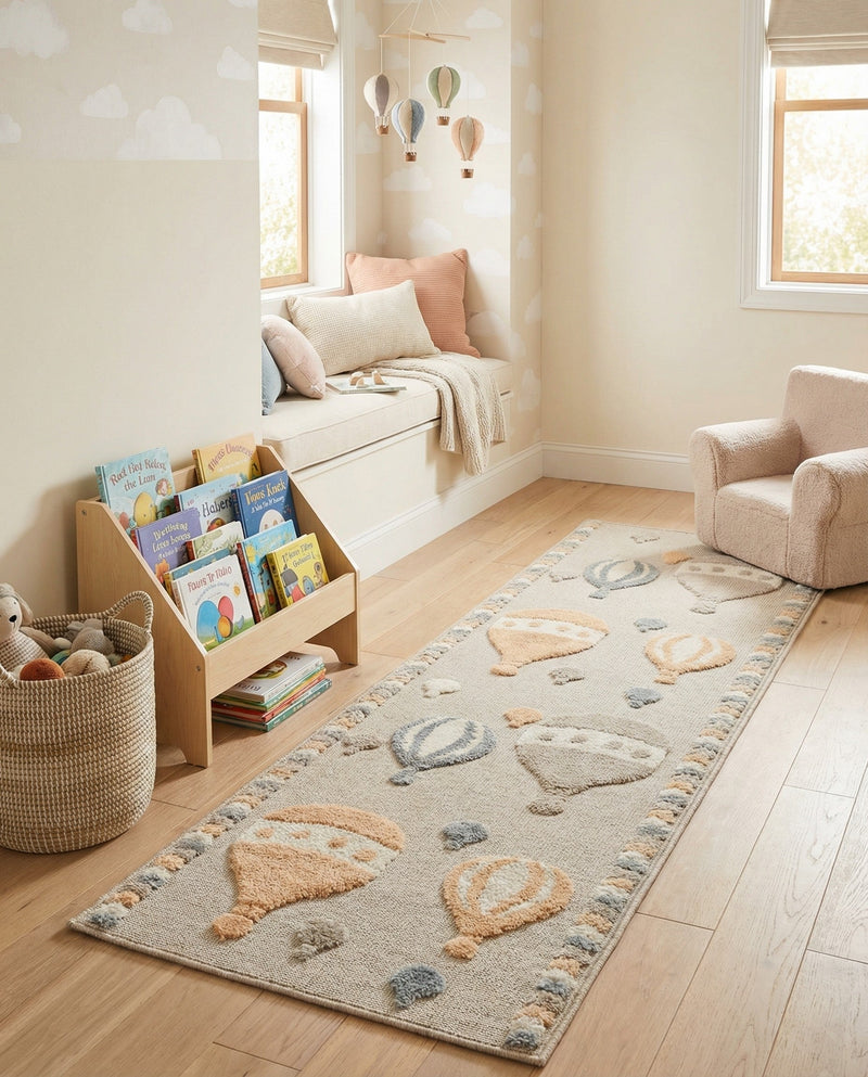 Wonder Tykes Collection Area Rug -  Joyscape Runner Multi  lifestyle 59