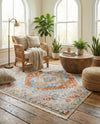 Arcadia Rugs Collection Area Rug -  Xanadu Square Salmon  lifestyle 66