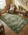 Georgetown Rugs Collection Area Rug - Dupont (Green) Rectangle Green  lifestyle 13
