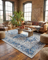 Laguna Sands Collection Area Rug -  Venice Rectangle Royal Blue  lifestyle 21