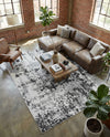 Cathedral Elegance Collection Area Rug -  Basilica Rectangle Black  lifestyle 66