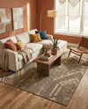 Sahara Sands Collection Area Rug -  Berenice Rectangle Natural and Brown  lifestyle 9