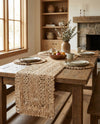 Woven Seaside Jute Collection Area Rug - Seaside Table Runner Natural  lifestyle 32