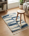 Cozy Cove Shag Collection Area Rug -  Tidewater Rectangle Blue  lifestyle 28