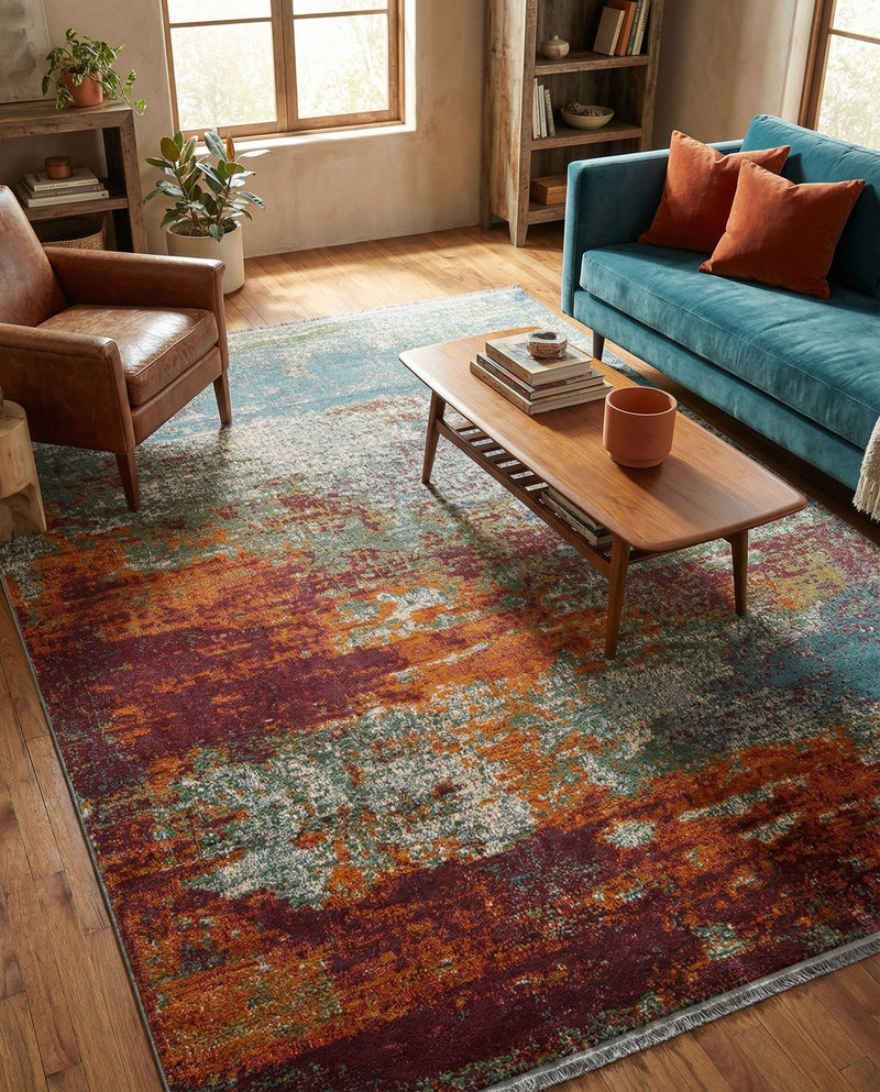 Arcadia Rugs Collection Area Rug -  Avalon Rectangle Multi  lifestyle 30