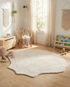 Whimsy Wonders Wool Collection Area Rug -  Canyon Rectangle Ivory  lifestyle 6