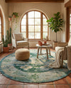 Sierra Collection Area Rug -  Sonoma Round Green  lifestyle 67