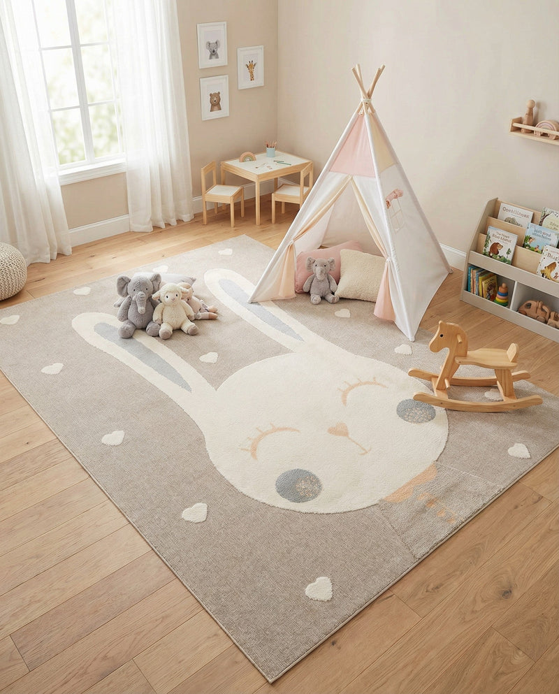 Wonder Tykes Collection Area Rug -  Blisswood Rectangle Peach Blossom  lifestyle 11