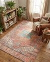 Heritage Elegance Collection Area Rug -  Windsor (Rust Red) Rectangle Rust Red  lifestyle 29