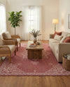 Patio Heritage Collection Area Rug -  Charleston (Rust Red) Rectangle Rust Red  lifestyle 19