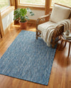 Seaside Serenity Collection Area Rug - Veranda (Blue) Rectangle Blue  lifestyle 49