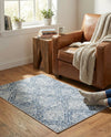 Aegean Elegance Washables Collection Area Rug -  Tinos Rectangle Blue  lifestyle 33