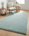 Cozy Comfort Shag Collection Area Rug - Haven (Sage Green) Rectangle Sage Green  lifestyle 30