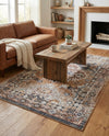 Desert Modern Eco Rug Series Collection Area Rug -  Navajo Rectangle Khaki Gray  lifestyle 10