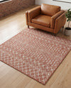 Savannah Pergola Collection Area Rug -  Pergola (Rust Red) Square Rust Red  lifestyle 33