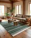 Marina Collection Area Rug - Marina Rectangle Hunter Green  lifestyle 47