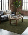 Bloomsbury Elegance Collection Area Rug -  Kensington (Green) Rectangle Green  lifestyle 28