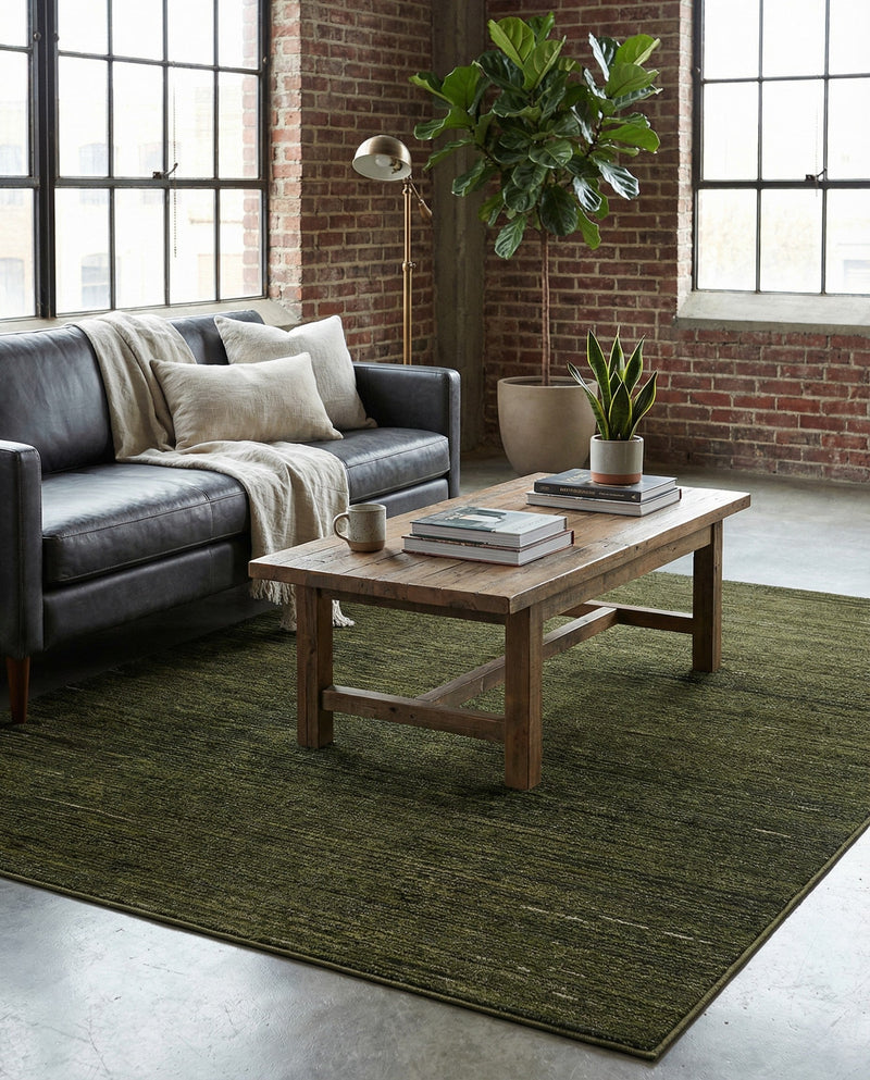 Bloomsbury Elegance Collection Area Rug -  Kensington (Green) Rectangle Green  lifestyle 28