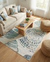 Seaside Haven Rugs Collection Area Rug -  Saltwater Rectangle Ivory  lifestyle 26