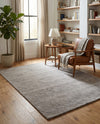 Nordic Loom Geometric Collection Area Rug - Oslo Rectangle Steel gray  lifestyle 53