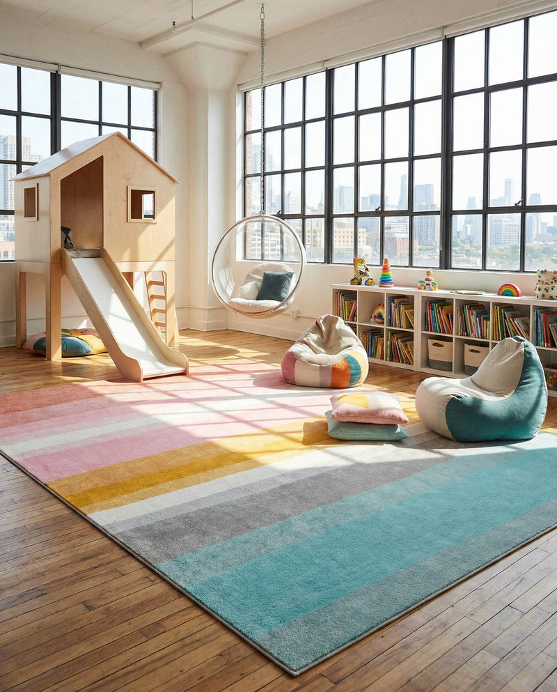 Wonder Tykes Collection Area Rug -  Dreamland Rectangle Multi  lifestyle 35
