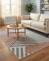 Urban Oasis Rugs Collection Area Rug -  Boardwalk Rectangle Blue  lifestyle 38