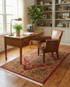 Persian Elegance Collection Area Rug -  Golestan Rectangle Red  lifestyle 34
