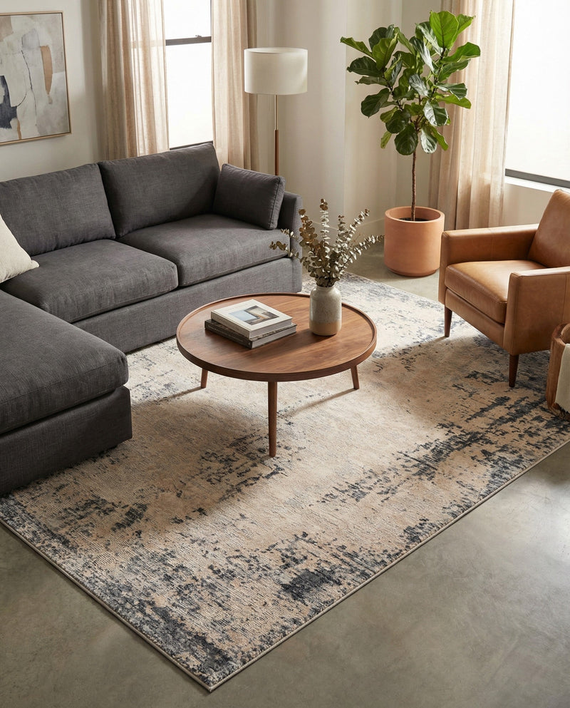 Aegean Elegance Collection Area Rug -  Ithaca Rectangle Bone  lifestyle 18