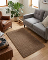 Plush Oasis Collection Area Rug - Serenity (Sandy Brown) Rectangle Sandy Brown  lifestyle 32